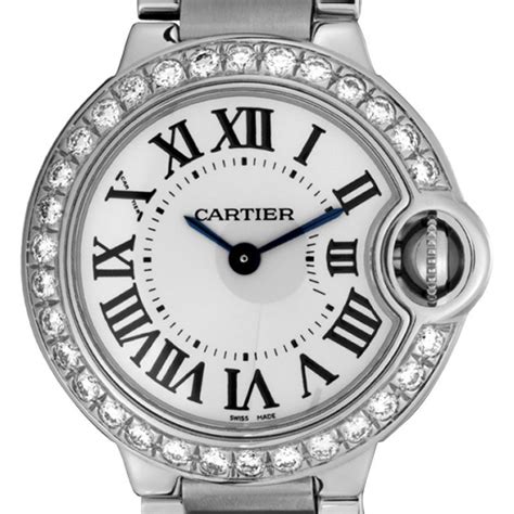 cartier ballon bleu diamond bezel.